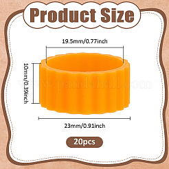 Funda elástica de silicona para base de vela&nbsp;SIL-WH0028-007A