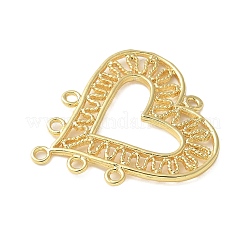 Composants de lustre en forme de cœur en laiton&nbsp;KK-P290-30B-G