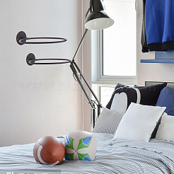Wandmontierter Basketballständer aus Eisen&nbsp;AJEW-WH00670-158