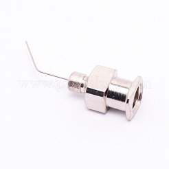 Agujas dispensadoras de punta roma de acero inoxidable&nbsp;TOOL-WH0121-60L