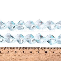 Peinture de cuisson perles de verre transparentes brins&nbsp;DGLA-N017-03F