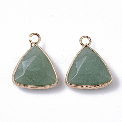 Pendentifs en aventurine vert naturel&nbsp;G-S359-029A