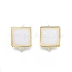 Boucles d'oreilles en alliage avec résine&nbsp;PALLOY-N150-84B