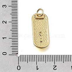 Messing micro pave klare zirkonia anhänger&nbsp;CU-CBAEEA8-29G