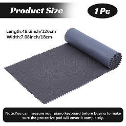 Chiffon anti-poussière en microfibre pour clavier de piano&nbsp;AJEW-WH20070-251B
