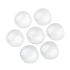 Transparente Glas Cabochons&nbsp;GGLA-R026-30mm