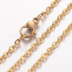 Collier en acier inoxydable 304 avec placage ionique (IP)&nbsp;X-MAK-K004-07G