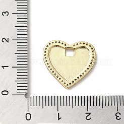 Ottone micro spianare pendenti zirconi&nbsp;KK-E092-33G-03