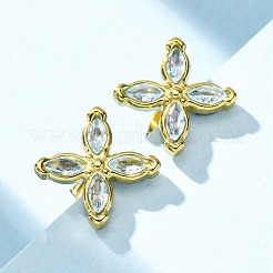 Boucles d'oreilles à tige en acier inoxydable 304&nbsp;EJEW-C135-01G-05