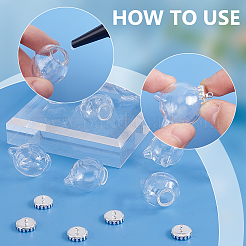 DIY Blanko Kit zur Herstellung eines Wunschflaschenanhängers mit Kätzchen&nbsp;DIY-PH0022-28