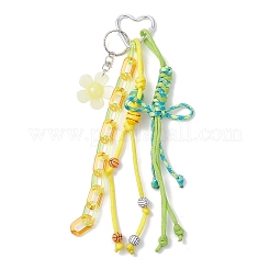 Decorazioni pendenti in corda di poliestere e spandex&nbsp;HJEW-JM03843