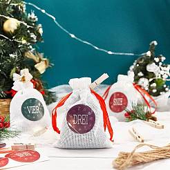 Kits para hacer bolsas de regalo de navidad diy&nbsp;DIY-WH0189-10
