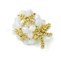 Perles de rocaille de Noël breloques en perles&nbsp;PALLOY-MZ00299-02