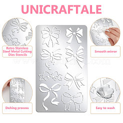 Retro-Schablonen für Metallstanzformen aus Edelstahl&nbsp;DIY-WH0242-394