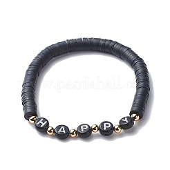 Set di braccialetti elasticizzati heishi in argilla polimerica fatti a mano&nbsp;BJEW-JB08755