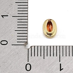 Cabochon in zirconia cubica in ottone&nbsp;CU-CBA30E8-04G-02