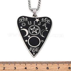 201 colliers pendentifs en acier inoxydable&nbsp;LS-NJEW-C066-10P