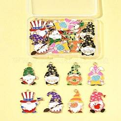 Colgantes de esmalte de aleación 24pcs 8 estilos&nbsp;ENAM-FS0002-80