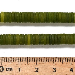Natürliche chinesische Jadeperlenstränge aus dem Süden&nbsp;G-P575-B49-6x1mm