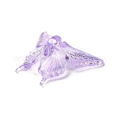 Placcatura uv perline acriliche trasparenti iridescenti arcobaleno&nbsp;OACR-C010-10C