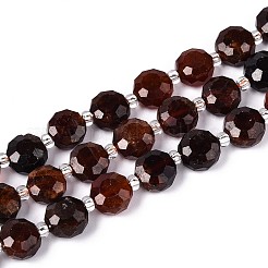 Natürlicher Granat Perlen Stränge&nbsp;G-B153-B22