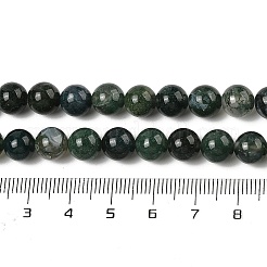 Natur Moos Achat Perlen Stränge&nbsp;G-A248-A02-01