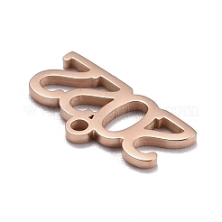 Ciondoli in acciaio inox 304&nbsp;STAS-C032-12RG