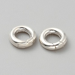 925 anneaux de porte à ressort en argent sterling&nbsp;LS-STER-WH0004-045