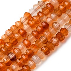 Chapelets de perles en cornaline naturelle&nbsp;G-P587-D06-01