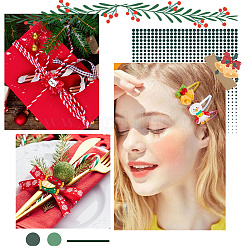 Weihnachts-Deko-Cabochons aus undurchsichtigem Harz&nbsp;RESI-SP0001-04B