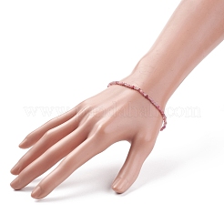 Stretch-Armband mit natürlichen Turmalinperlen&nbsp;BJEW-JB08484-01