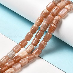 Natürliche sunstone Perlen Stränge&nbsp;G-G980-25