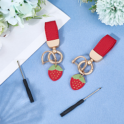 Décorations de pendentif en alliage 2pcs&nbsp;KEYC-SP0001-40