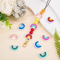 Perline focali in silicone ecologico per uso alimentare 10 pz 5 colori&nbsp;SIL-SC0001-06
