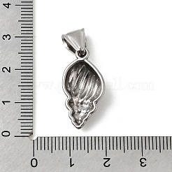 Pendentifs en acier inoxydable 304&nbsp;STAS-B167-12E-P
