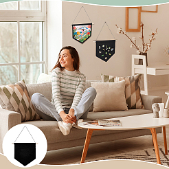 Wandbehang-Brosche aus Baumwollmischgewebe&nbsp;AJEW-WH0596-833A