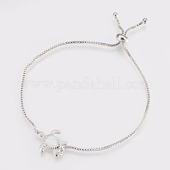 Pulseras bolo de latón ajustables&nbsp;BJEW-L618-02P