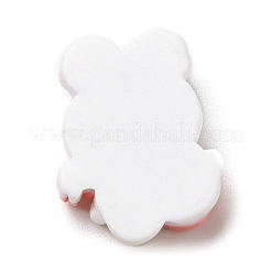 Cabochons aus undurchsichtigem Harz mit Musikmotiv&nbsp;CRES-D008-01G