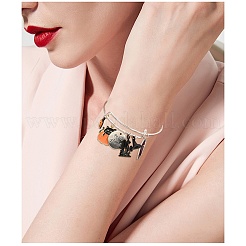 Pendenti smaltati in lega a tema halloween 24 pz 12 stile&nbsp;ENAM-SZ0002-73