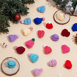 60 Stück 20 Stile Mini-Strickmützen aus Wollgarn&nbsp;AJEW-HY0001-82