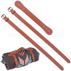 Kunstleder mit Yogamattengurt aus Legierung&nbsp;AJEW-CL0001-99B-02