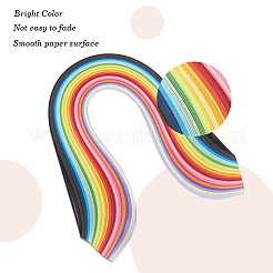 260 bande de papier pour quilling rectangulaire de 26 couleurs&nbsp;DIY-WH20032-31A
