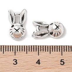 Hasenanhänger aus Zinklegierung im tibetischen Stil&nbsp;TIBEP-R334-037AS-RS