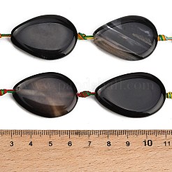 Fili di perline di agata naturale / agata a strisce&nbsp;GG-CBAE0EB-01B-02