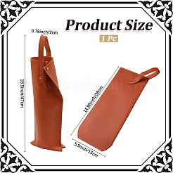 Bolsa para botellas de vino de cuero sintético&nbsp;AJEW-WH20033-062B