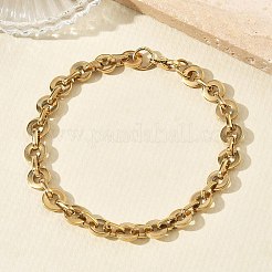 Sets aus Halsketten und Armbändern aus Edelstahl 304 mit Scheibengliedern&nbsp;SJEW-D091-05G