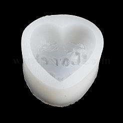 Moules en silicone diy cœur et rose pour la saint-valentin&nbsp;SIL-Z008-02B