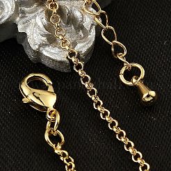 Bracciali in ottone con catena rolo per donna&nbsp;BJEW-G735-05G