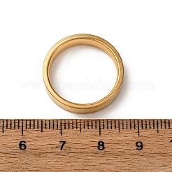 201 Edelstahl-Breitband-Fingerringe&nbsp;RJEW-K252-02A-G