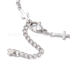 Herstellung von Armbändern aus 304er Edelstahl-Kreuzgliederketten&nbsp;AJEW-JB01299-02
